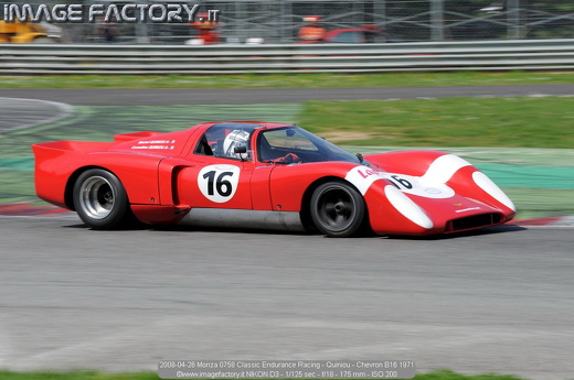 2008-04-26 Monza 0758 Classic Endurance Racing - Quiniou - Chevron B16 1971